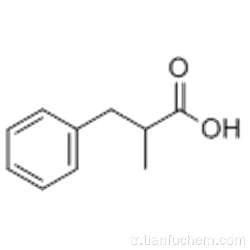 Benzenepropanoik asit, a-metil-CAS 1009-67-2